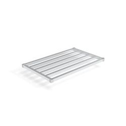 New Age 3048HD H.D. Series Aluminum Tubular Shelf - 48"W x 30"D, Silver