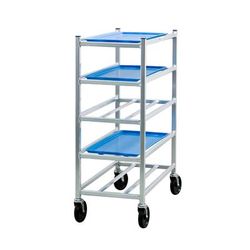 New Age 6354 15"W 5 Platter Pan Rack w/ 7 1/4" Bottom Load Slides