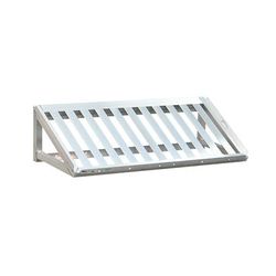 New Age 97102 T-Bar Wall Mounted Shelf, 48"W x 13"D, Aluminum
