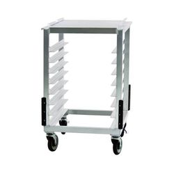 New Age 98179 23 1/4" Mixer Table w/ Aluminum Pan Slide Base & Outrigger Channels, 26"D