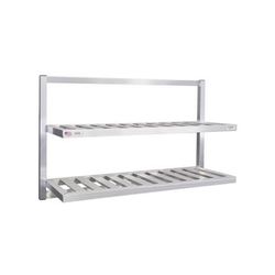 New Age 98213 T-Bar Wall Mounted Shelf, 48"W x 16"D, Aluminum