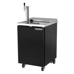 Beverage-Air BM23HC-C-B 24" Kegerator Commercial Beer Dispenser w/ 1 Keg Capacity - 1 Column, Black, 115v, Club Top