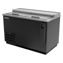 Beverage-Air DW49HC-B-29 50" Frosty Brew Forced Air Bottle Cooler - Holds (126) 12 oz Bottles, 115v, Black
