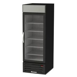 Beverage-Air MMR23HC-1-B 27 1/4" MarketMax 1 Section Glass Door Merchandiser - 1 Right Hinge Door, Black, 115v