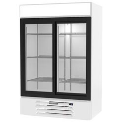 Beverage Air MMR45HC-1-W 52" 2 Section Glass Door Merchandiser, (2) Sliding Doors, 115v, White
