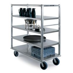 Lakeside 4567 Queen Mary Cart - 5 Levels, 2500 lb. Capacity, Aluminum, Marine Edges, 2,500 lb Capacity, 5 Flat Shelves