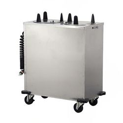 Lakeside 6206 208 32" Heated Mobile Dish Dispenser w/ 2 Columns - Stainless, 208v/1ph, Silver