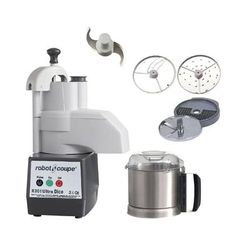 Robot Coupe R301 DICE ULTRA 1 Speed Continuous Feed Commercial Food Processor w/ Side Discharge & 4 qt Bowl, 120v, Stainless Steel