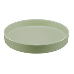 Cal-Mil 22017-12-107 12" Round Melamine Hudson Plate, Matcha, Green