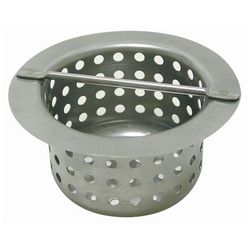 Advance Tabco FT-2 Replacement Strainer Basket for Floor Trough, 4" x 4" x 4", Stainless Steel