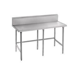 Advance Tabco TKMG-249 108" 16 ga Work Table w/ 304 Series Stainless Steel Top, 5" Backsplash