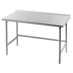 Advance Tabco TSFG-245 60" 16 ga Work Table w/ 430 Series Stainless Steel Top, 1 1/2" Backsplash