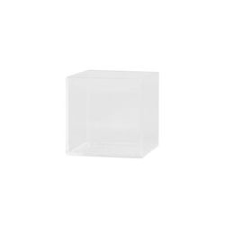 Cal-Mil 22313-6-12 6" Square Display Box - Acrylic, Crystal Clear