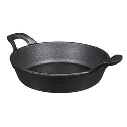 American Metalcraft CIPR7251 7 1/4" Round Baking Dish w/ 24 7/8 oz Capacity, Cast Iron, Black