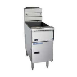 Pitco SSH60W LP Commercial Gas Fryer - 60 lb Vat, Floor Model, LP, Stainless Steel, Gas Type: LP