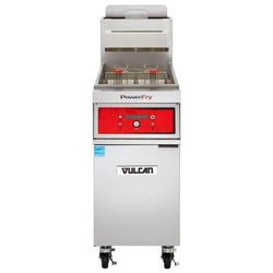 Vulcan 1VK45D LP Commercial Gas Fryer - 50 lb Vat, Floor Model, Liquid Propane, 70,000 BTU, Stainless Steel, Gas Type: LP