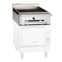 Vulcan VTC24 NG 24" Commercial Gas Range Charbroiler - Modular, Natural Gas, Stainless Steel, Gas Type: NG