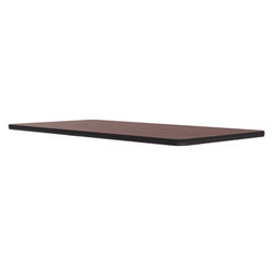 Correll CT3060-20-09 Cafe Breakroom Table Top, 1 1/4" High Pressure, 30 x 60", Mahogany, Red, 1.25 in