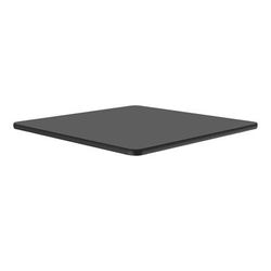 Correll CT30S-07-09 30" Square Cafe Breakroom Table Top, 1 1/4" High Pressure, Black Granite, 1.25 in