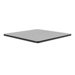 Correll CT42S-15-09 42" Square Cafe Breakroom Table Top, 1 1/4" High Pressure, Gray Granite, 1.25 in