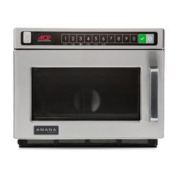 Amana HDC1015 1000w Commercial Microwave w/ Touch Pad - 0.6 cu ft, 120v, 1000 Watts, Stainless Steel