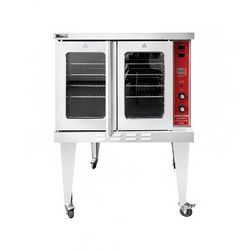 Migali C-CO1-NG Single Full Size Natural Gas Commercial Convection Oven - 46, 000 BTU, Stainless Steel, Gas Type: NG