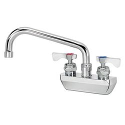 Krowne 14-408L Splash Mount Faucet - 8" Swing Spout, 4" Centers