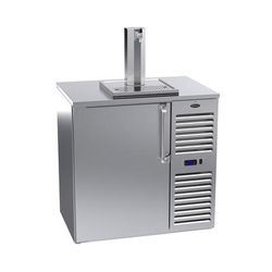 Krowne DB36R-SSS 36" Kegerator Commercial Beer Dispenser w/ 1 Keg Capacity - 1 Column, Stainless, 115v, Stainless Steel