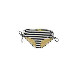 Jo de Mer Swimsuit Bottoms: White Stripes Swimwear - Women's Size 3