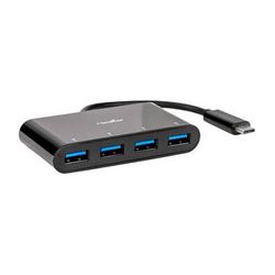 Rocstor 4-in-1 Portable USB Hub (Black) Y10A228-B2