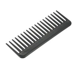 Black Large Wide Tooth Comb 19 Teeth Detangling Hairbrush Heat-resistant Anti-static Scalp Massage Hair Comb Hair Accessories