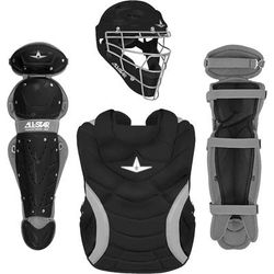 All Star Heiress Fastpitch Softball Catching Kit Black