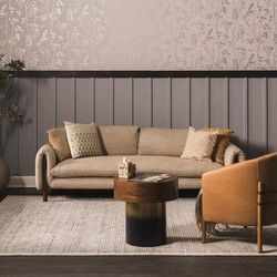 Sunki 20" Square Cottage Cotton Peach/Sage/Medium Gray/Olive/Beige Throw Pillow - Boutique Rugs