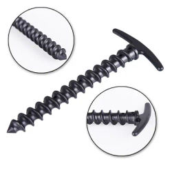 1/5pcs/Pack Outdoor Camping Tent Pegs Ground Nails Screw Anchor Stakes Pegs Hiking Tent Stakes Pins Tent Accessories