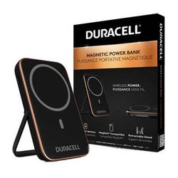 Duracell Micro 5 Portable Magnetic 5000mAh Power Bank with Built-In Stand DMP-PB-MICRO5