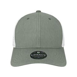 LEGACY REMPA Reclaim Mid-Pro Adjustable Cap in Eco Dark Gray/White | Polyester/Spandex Blend