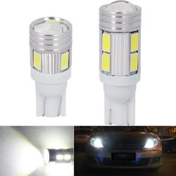 1 pz Auto T10 W5W LED lampadina di segnale 12V 5630 SMD 7000K bianco Auto interni cupola luci di