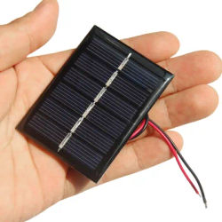 0.3W 3V pannello solare caricabatteria solare Kit banca di energia solare fai da te caricabatteria per cellulare con cavo uso di emergenza