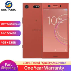 Original Sony Xperia XZ1 Compact G8441 SO-02K 4G Mobile Phone 4.6" 4GB RAM 32GB ROM Snapdragon 835 Octa-Core Android CellPhone