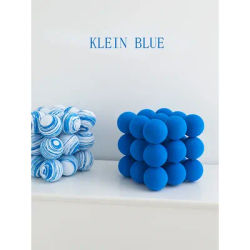 Klein Blue Ball Popular Photo Props Decoration Geometric Home Living Room Creative Photography Ornaments Accessories