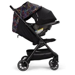 Nuna TRVL + PIPA urbn Travel System - Rainbow by Georgette Polizzi
