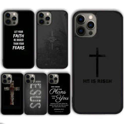 God Jesus Christ Christian Phone Case Cover for iPhone 16 15 SE2020 13 14 11 12 Pro Max 6 7 8 Plus