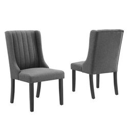 Renew Parsons Fabric Dining Side Chairs - Set of 2 - East End Imports EEI-4245-GRY