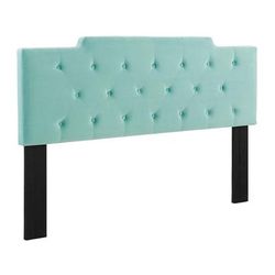 Juliet Tufted Twin Performance Velvet Headboard - East End Imports MOD-6184-MIN