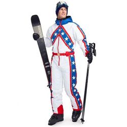 Men's Rockets Red Shred Ski Suit