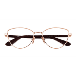 Female s horn Rose Gold Metal Prescription eyeglasses - Eyebuydirect s Vogue Eyewear VO4285