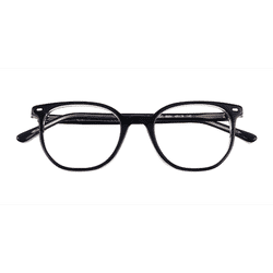 Unisex s wayfarer,wayfarer Transparent Dark Blue Acetate Prescription eyeglasses - Eyebuydirect s Ray-Ban RB5397 Elliot