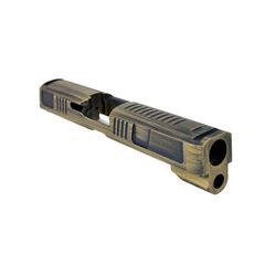 Gun Cuts Counter Strike for Sig Sauer P320 Full Size/M17 No Optic Cut Battleworn Gold GC-P320F-CST-GOLBW-NO