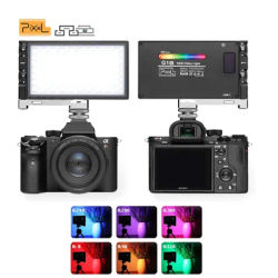 Pixel G1S RGB LED Video Light 12W Rechargeable Dimmable Panel Lights 360° Full Color Lamp for