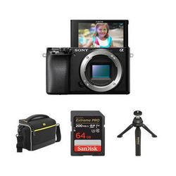 Sony a6100 Mirrorless Camera with Accessories Kit ILCE6100/B